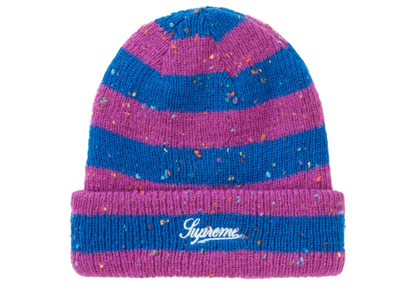 Supreme - Stripe Speckle Beanie - ニット帽/ビーニー