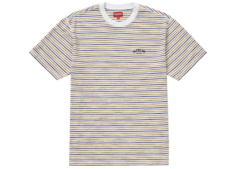 Supreme Stripe Thermal S/S Top White Men