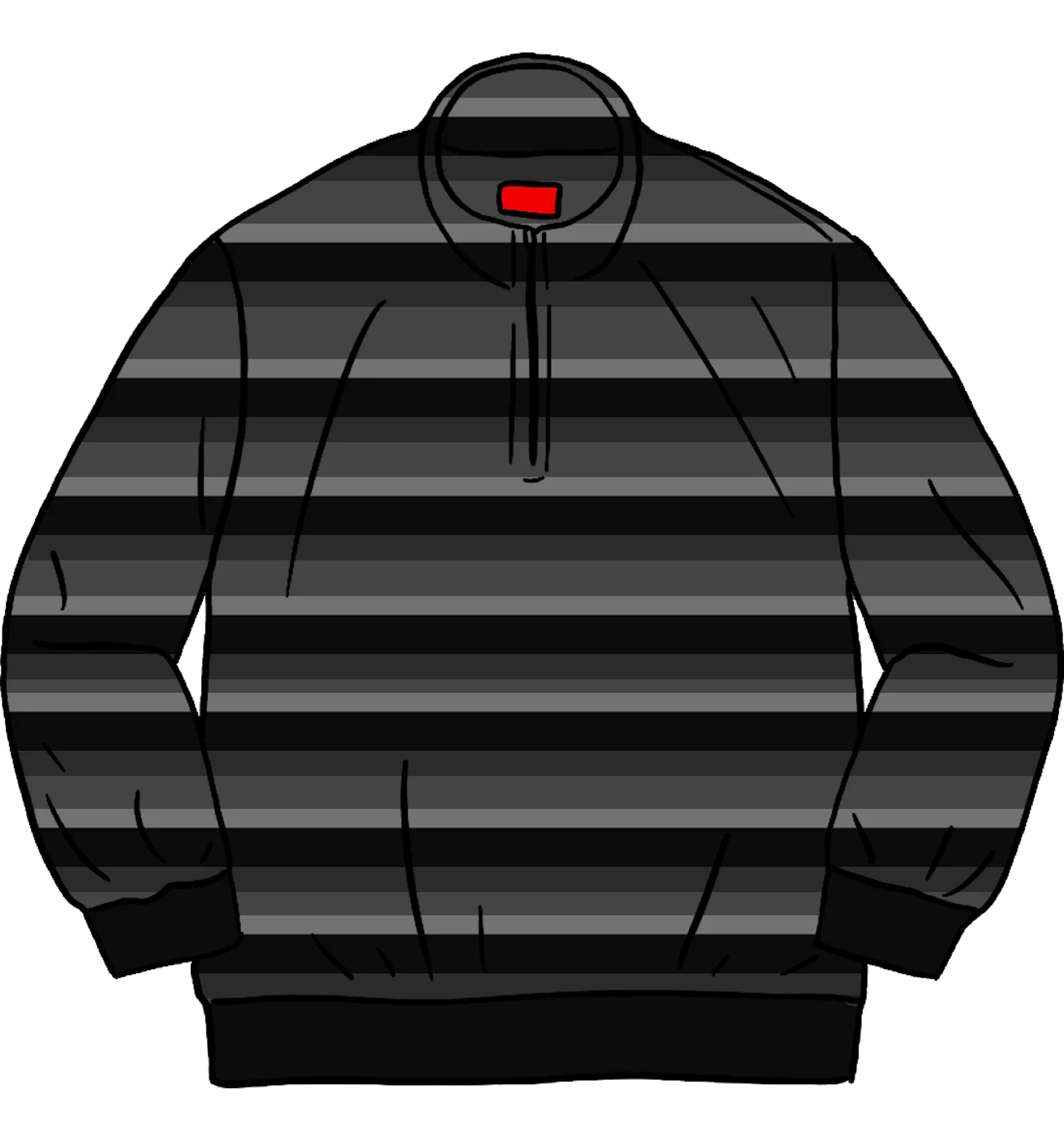 Supreme velour half hot sale zip