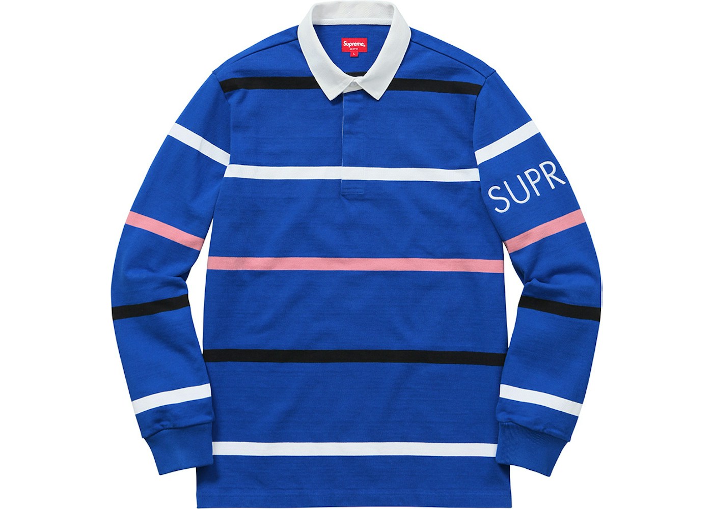 Supreme Striped Rugby Royal - FW16