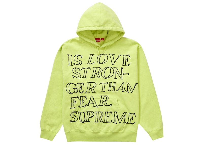 Supreme Stronger Than Fear フーディー-