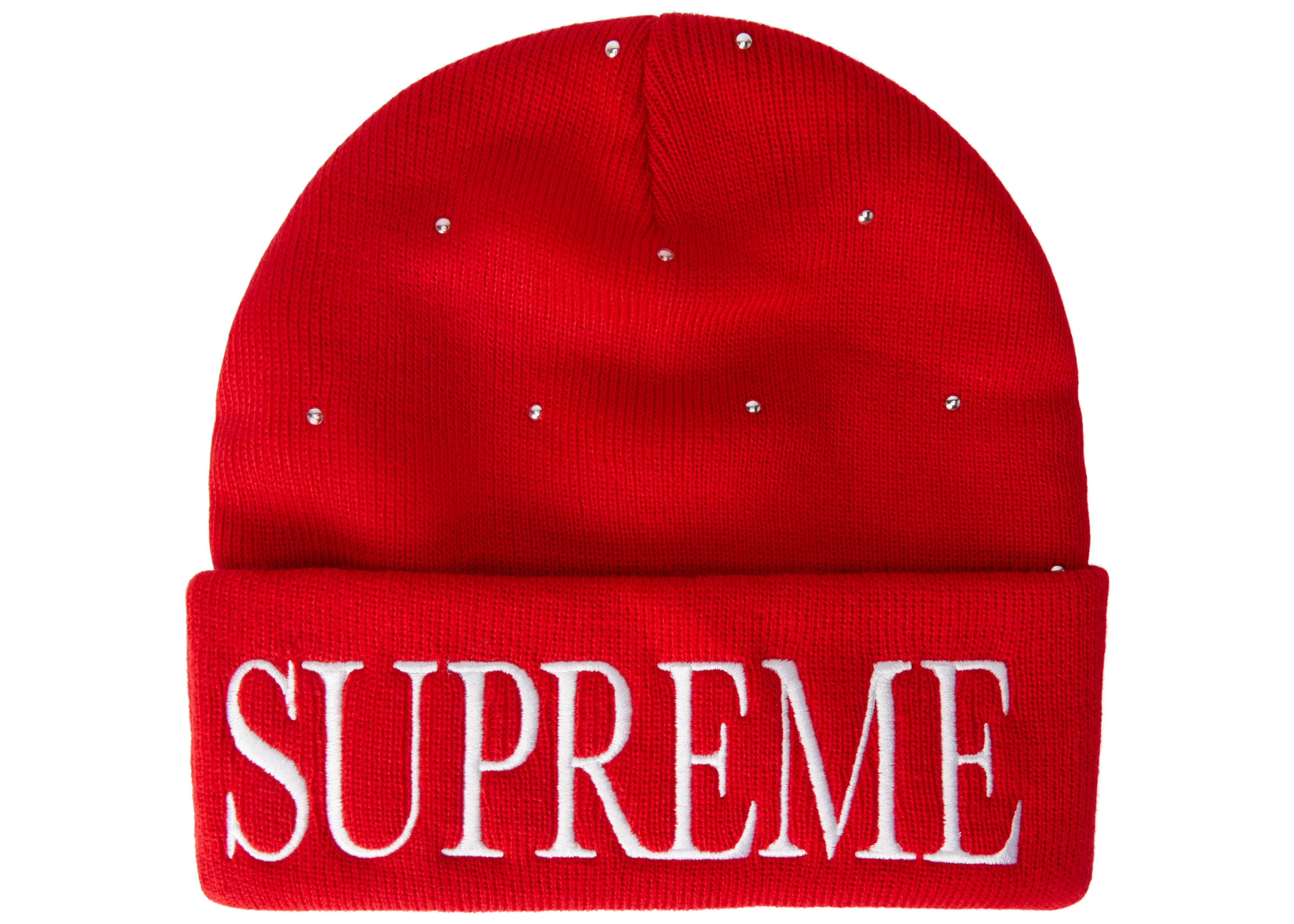 Supreme Studded Beanie Red - FW18 - CN
