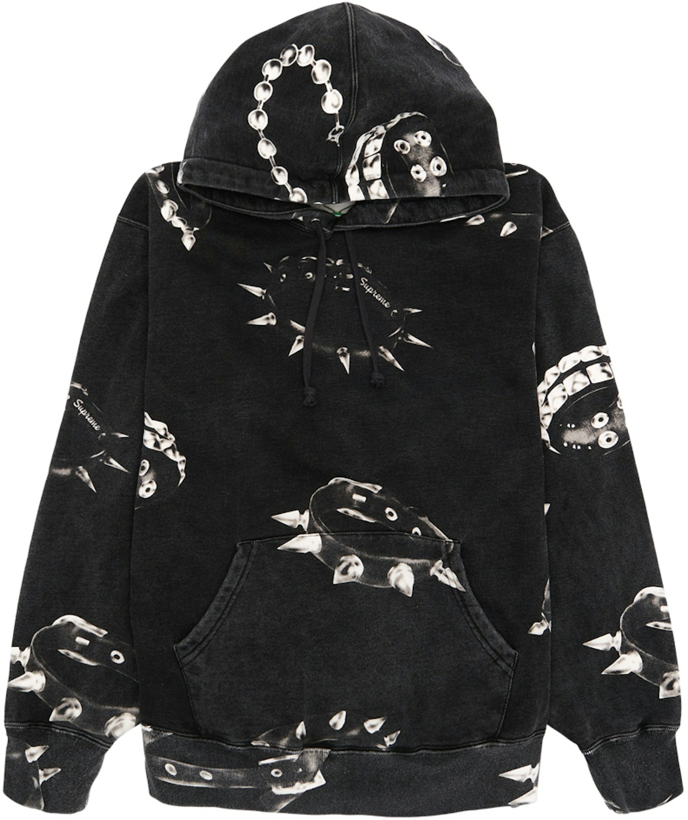 supreme studded collars hooded