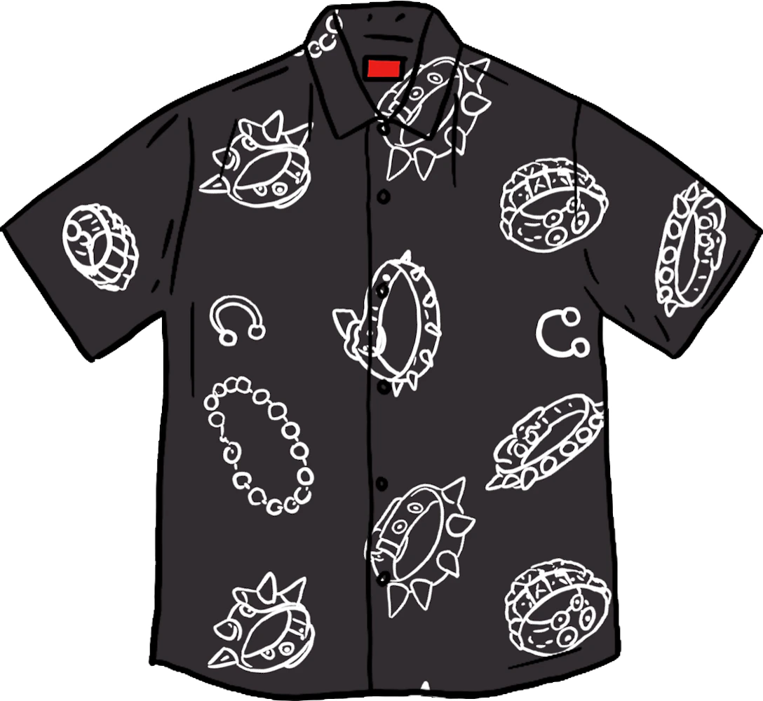 Supreme Studded Collars  Rayon S/S Shirt