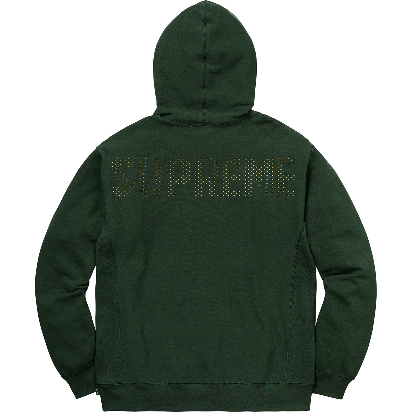 Supreme Studded Hooded Sweatshirt Dark Green Men's - SS18 - US