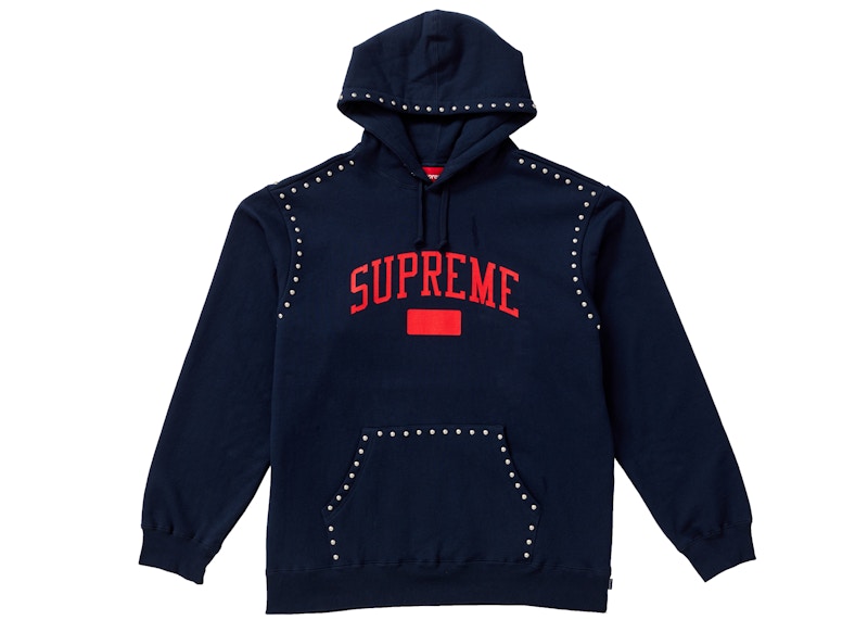 Supreme studded sale hoodie fw18