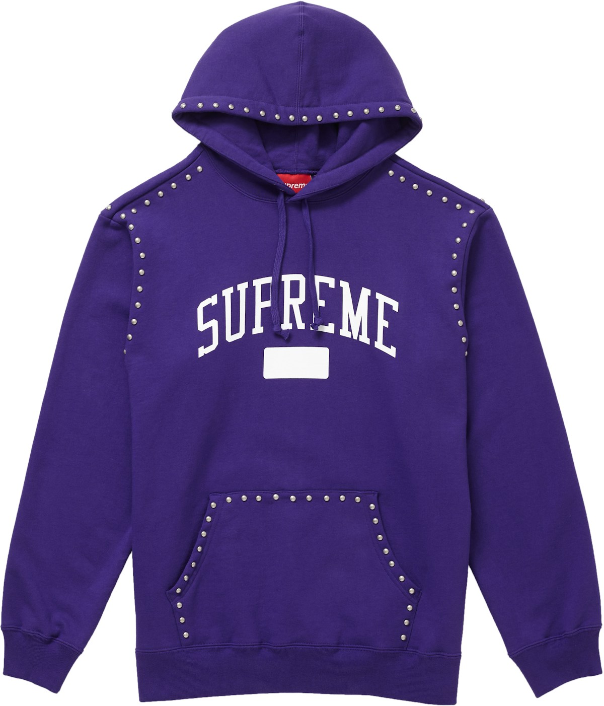Supreme striped hooded sweatshirt purple Clearance
