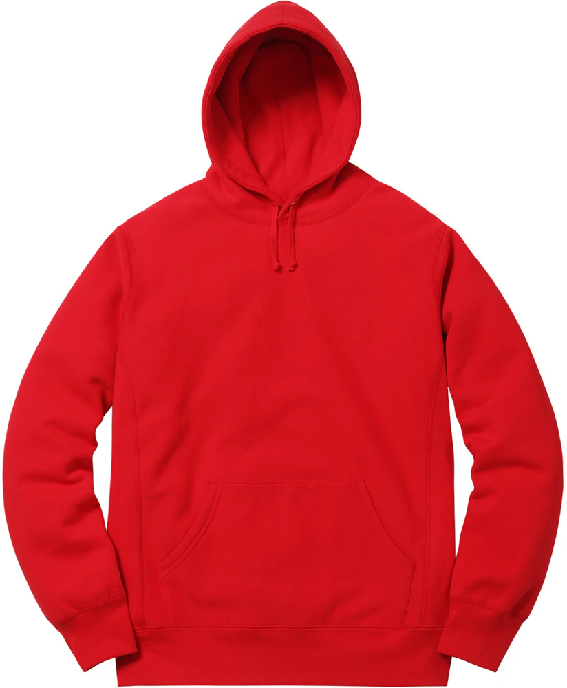 Supreme SS18 Distressed Overdyed Hoodie Red Size M Medium