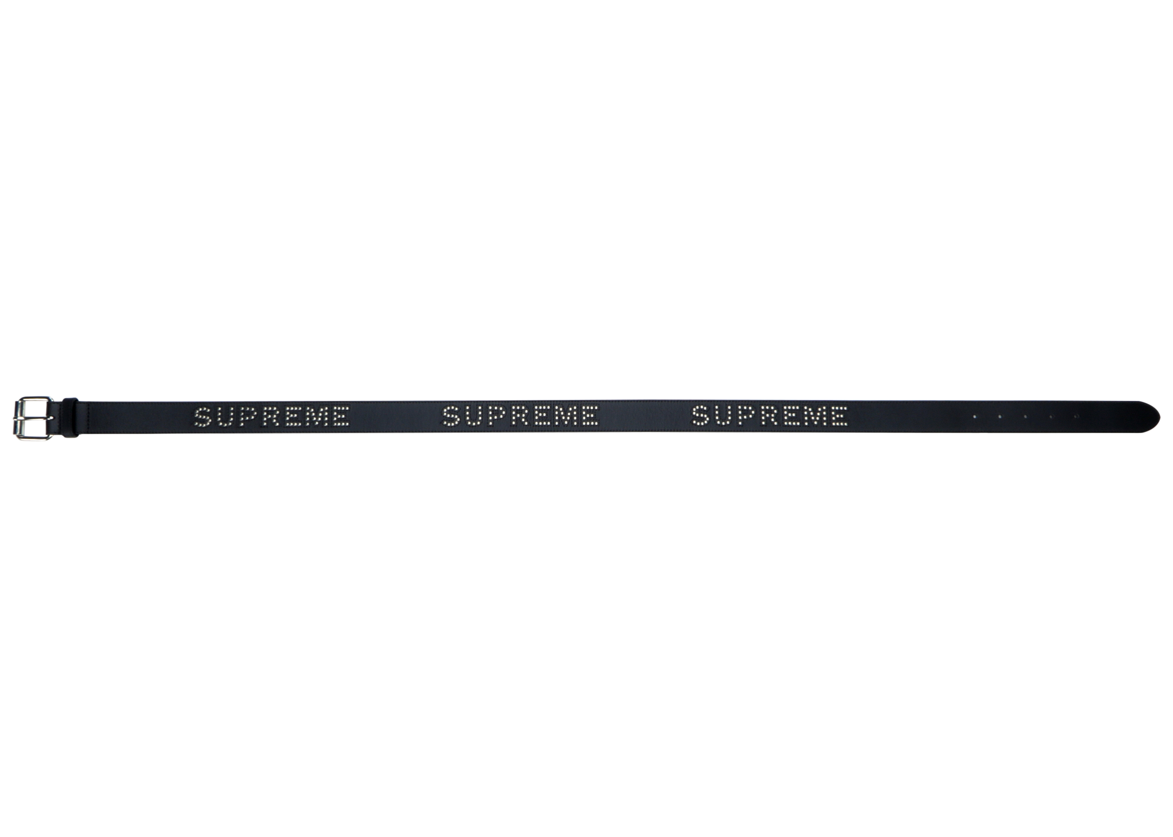 Supreme Studded Logo Belt Black Men's - SS18 - US