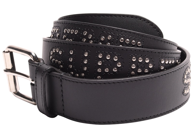 supreme Studded Logo Belt