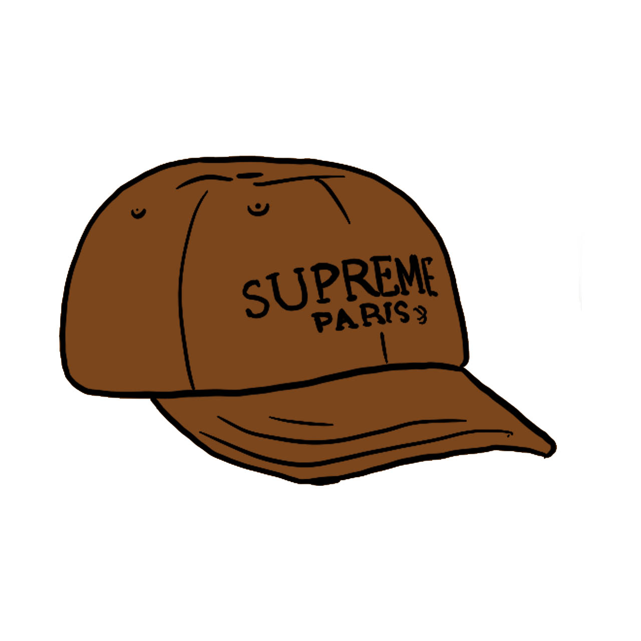 Supreme Suede 6-Panel Brown - SS20 - ES