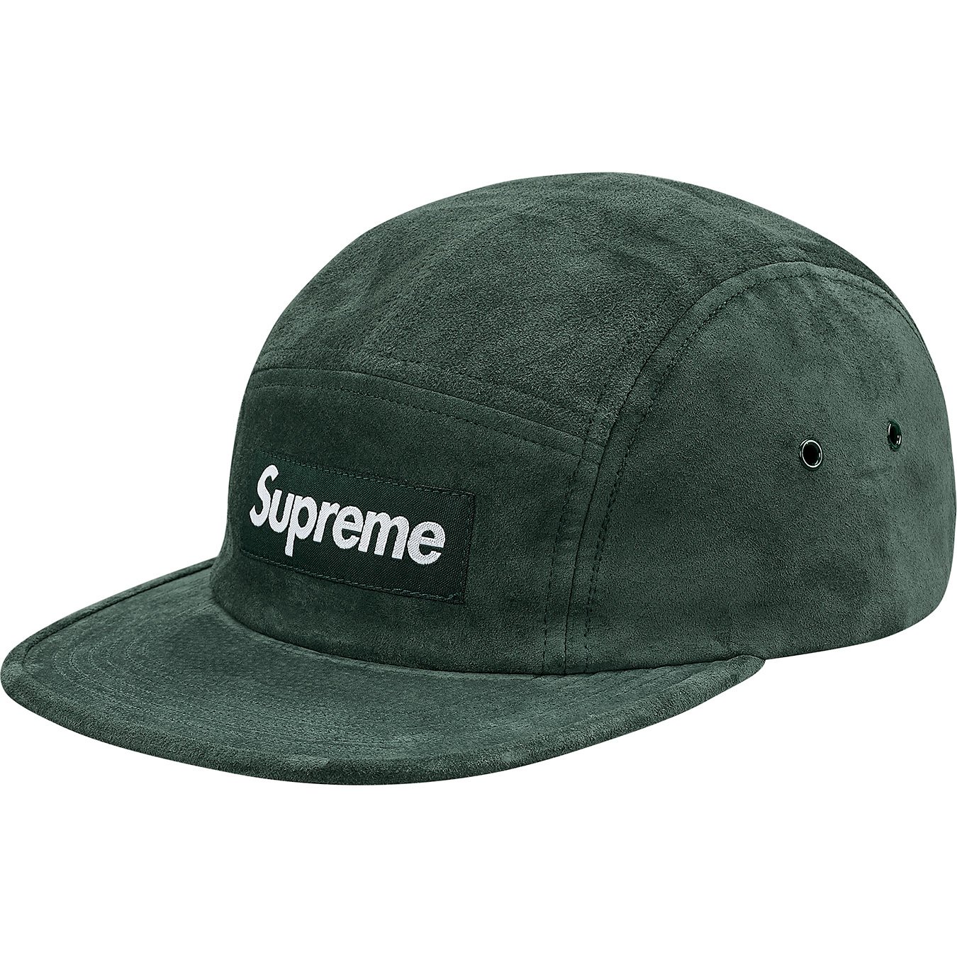 Supreme Suede Camp Cap (SS18) Dark Green - SS18 - JP