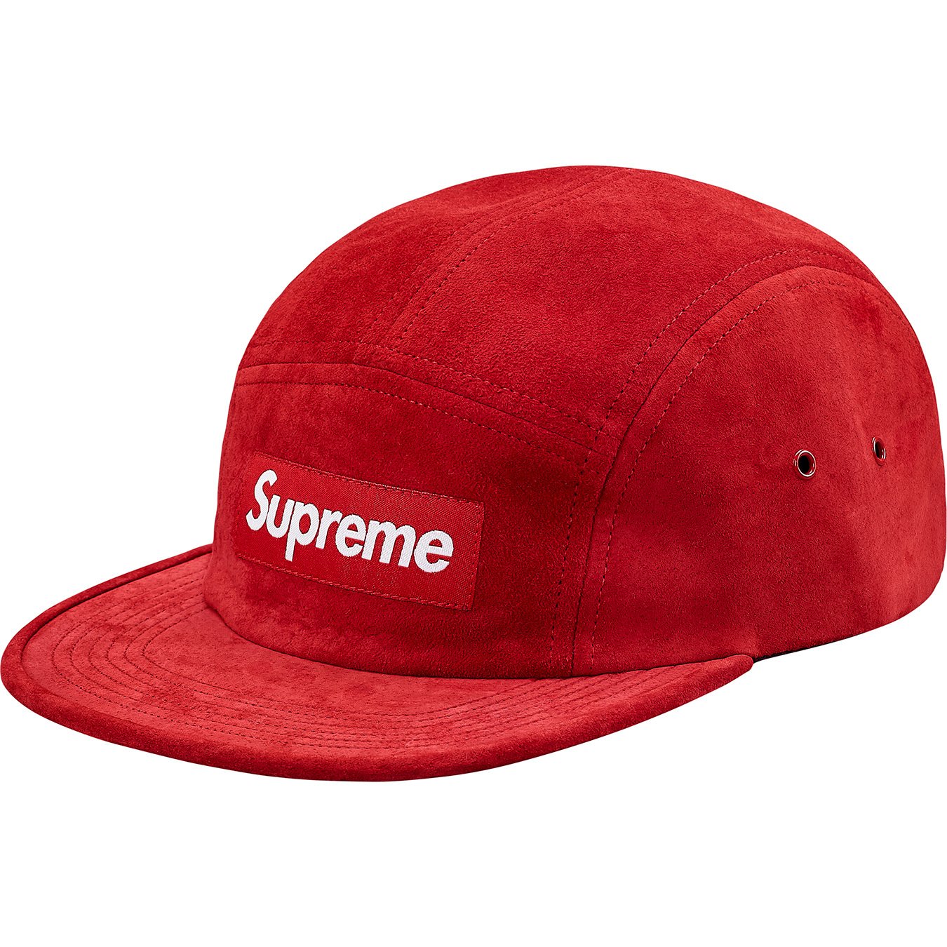 Supreme Suede Camp Cap (SS18) Red - SS18 - US
