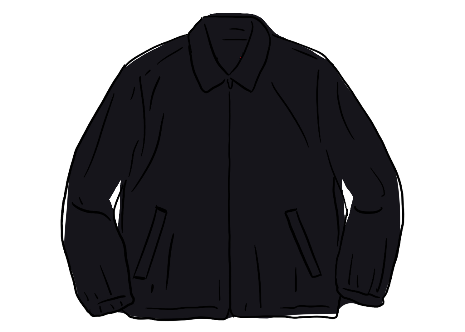 Supreme Suede Harrington Jacket Black - SS21 Men's - US