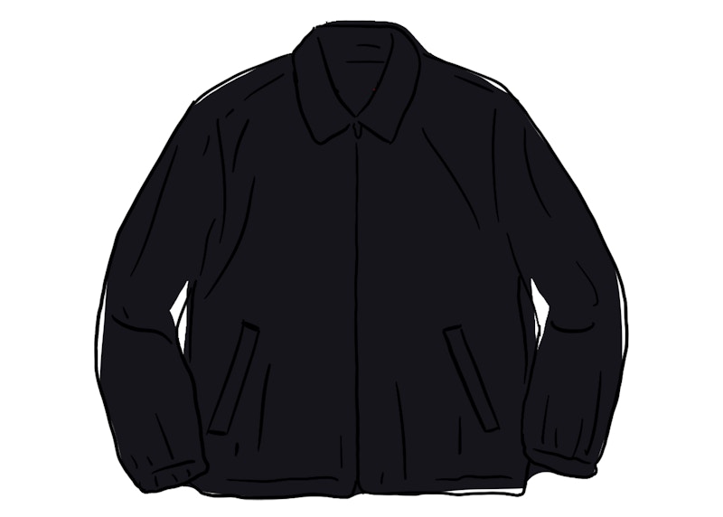 Supreme Suede Harrington Jacket Black Men's - SS21 - US