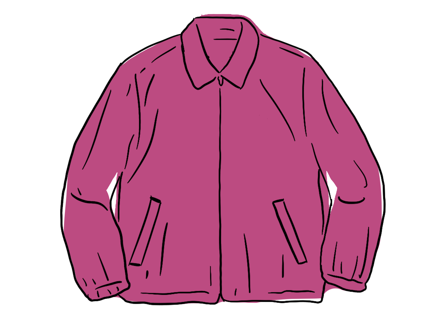 Supreme Suede Harrington Jacket Dusty Pink Men's - SS21 - US
