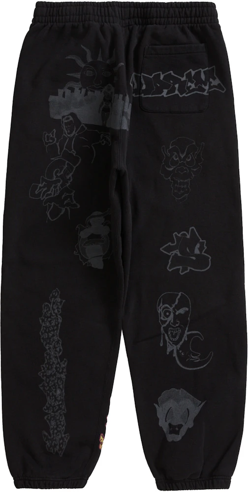 Supreme Men Sweatpants Black Activewear Pants for Men for sale