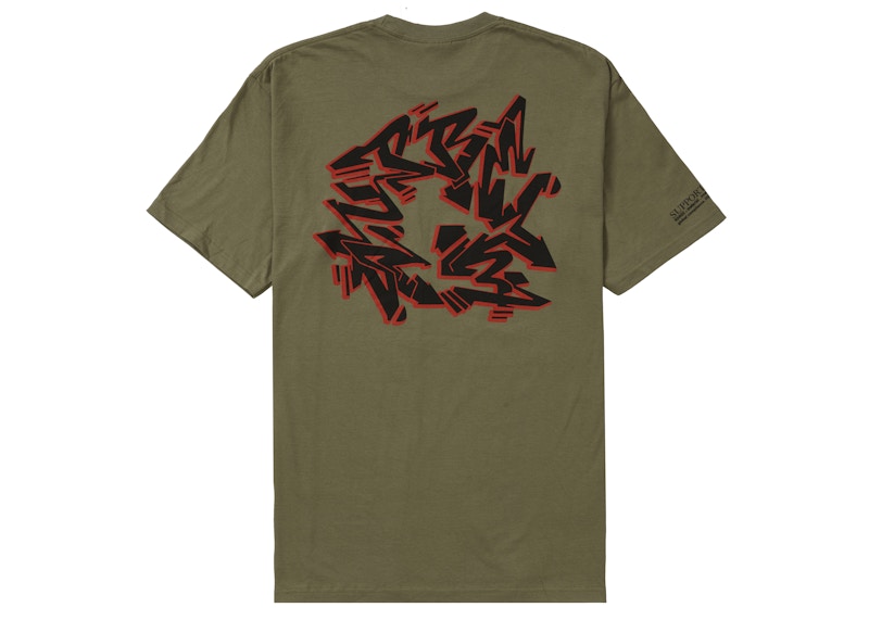 Supreme Support Unit Tee Light Olive Men's - FW21 - US