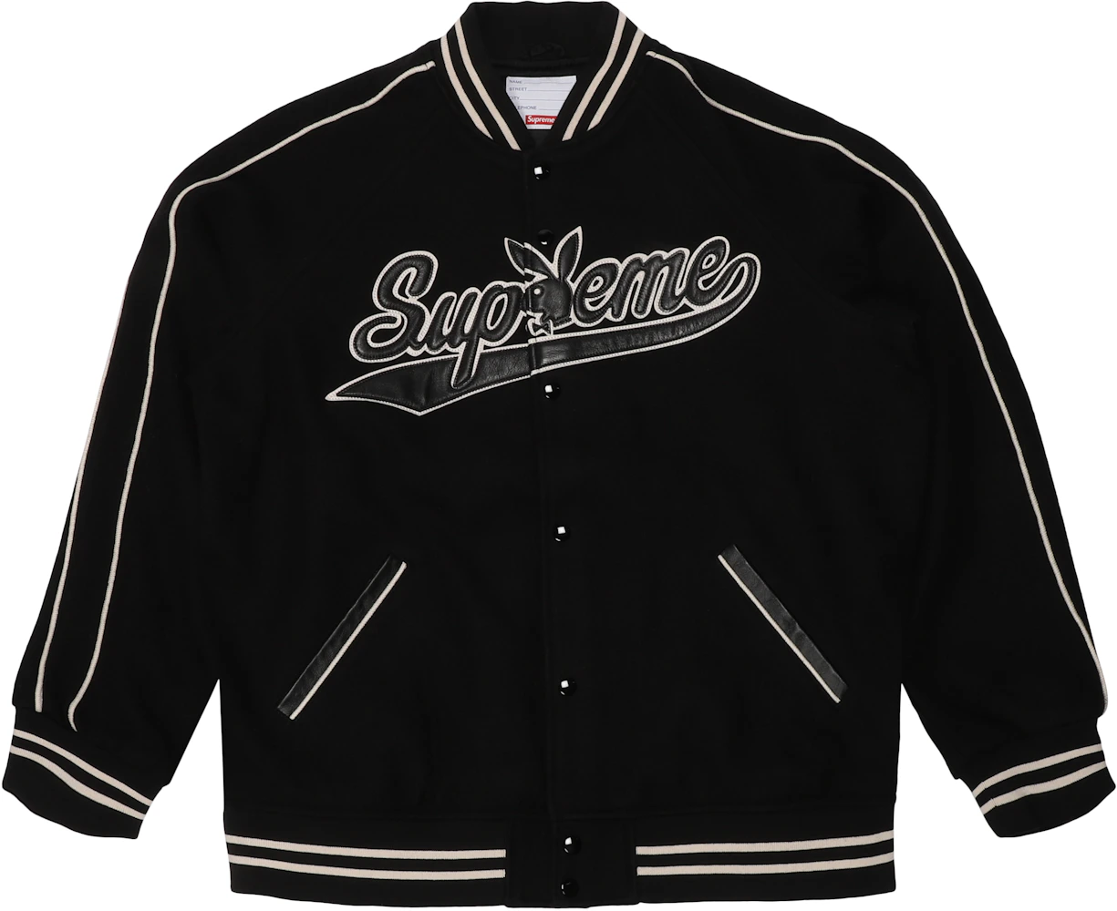 supreme playboy jacket a staple piece size XL - Depop