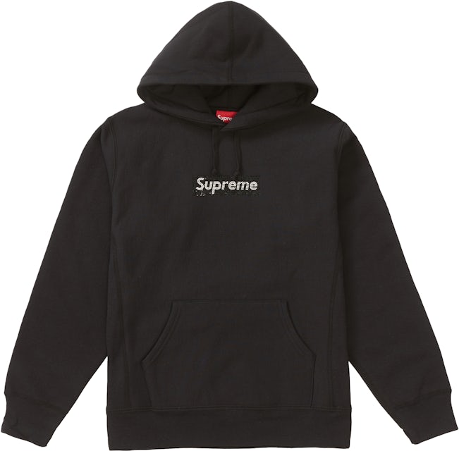 Supreme x Champion Hoodie Mens Medium gray box logo Pullover