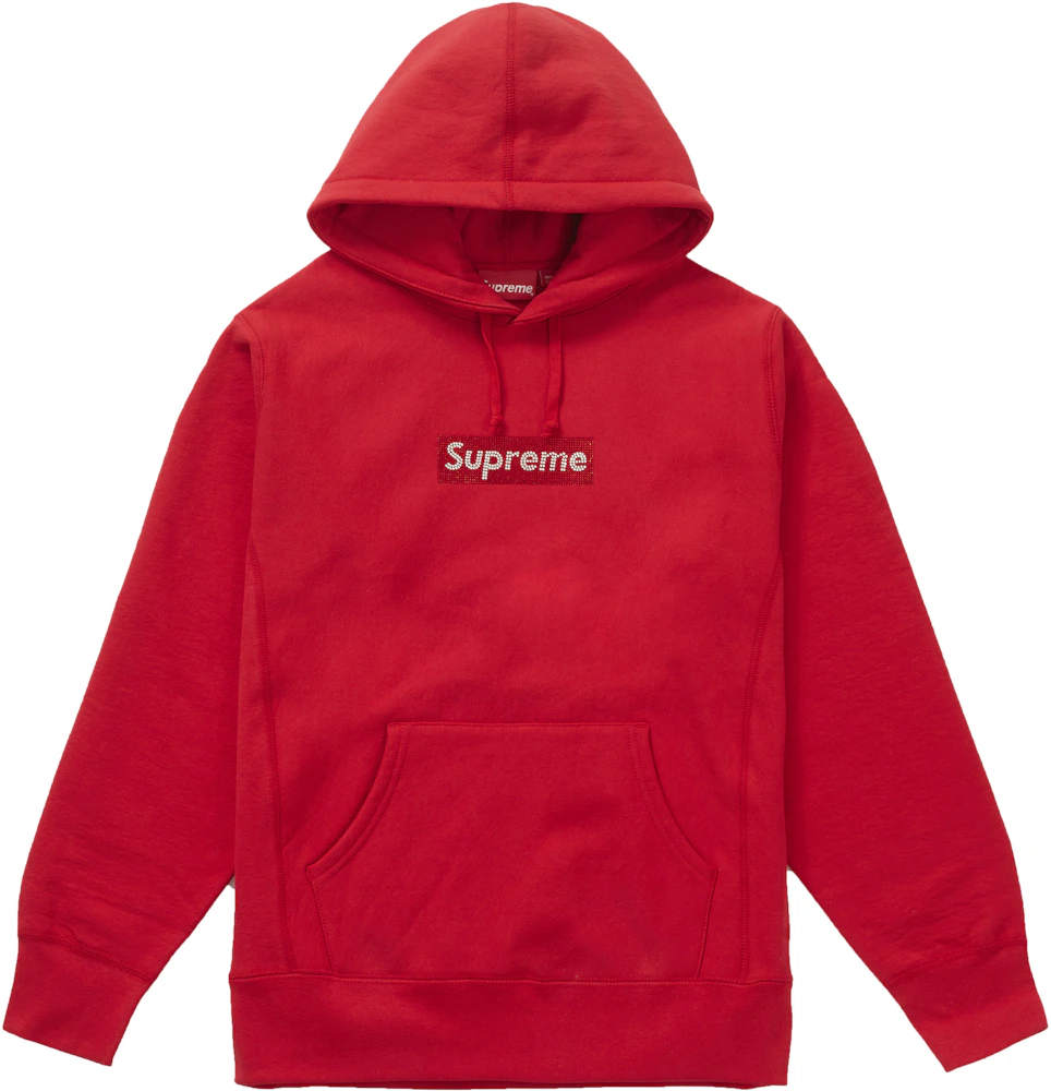 real red supreme hoodie