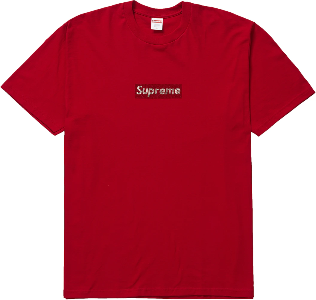 Supreme Is Dropping A Swarovski Crystal Box Logo T-shirt