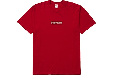 Swarovski Box Logo Tee Supreme Swarovski T Shirt Price Price
