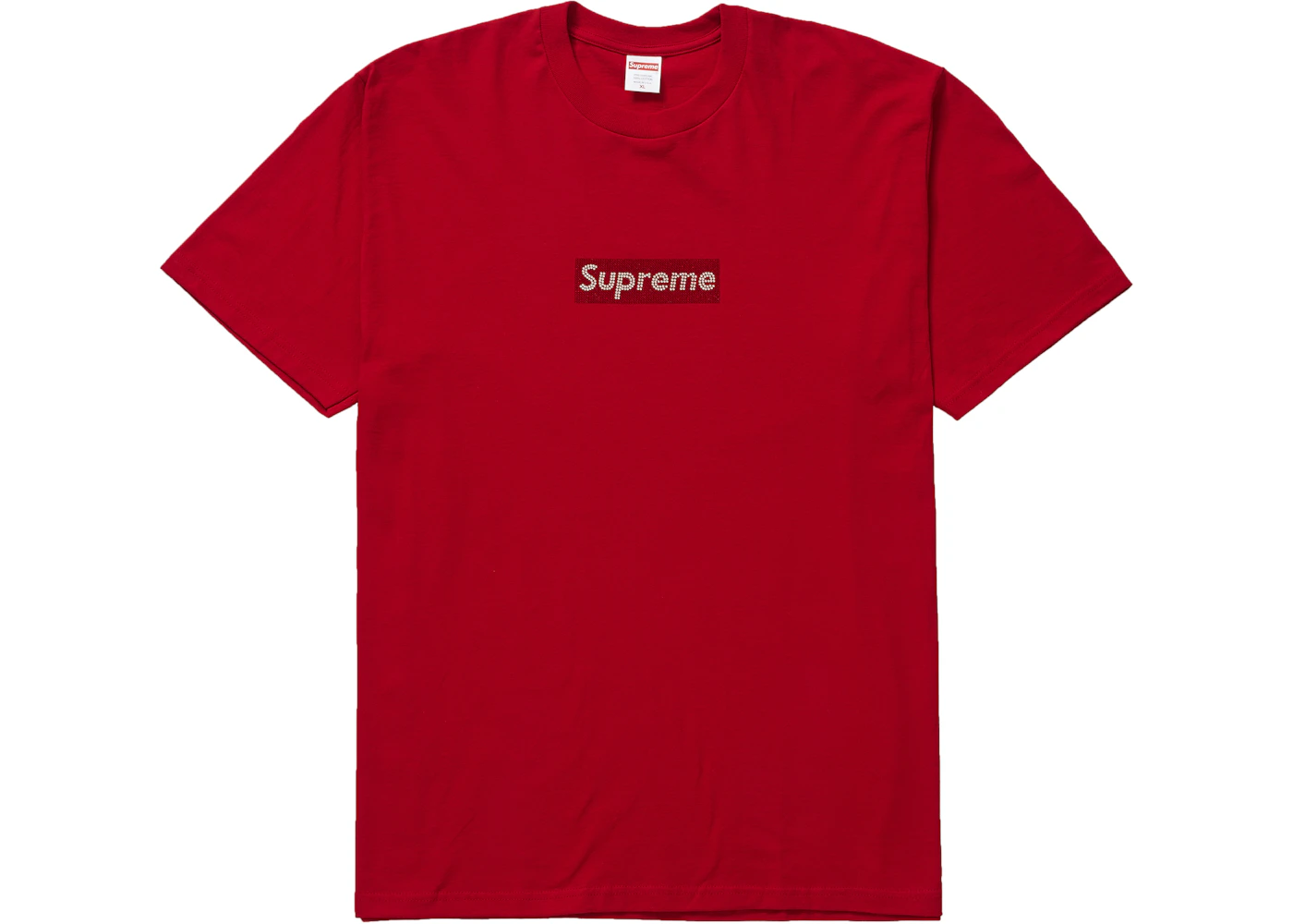 Supreme T Shirt Box Logo Swarovski Supreme Swarovski Box Logo Tee