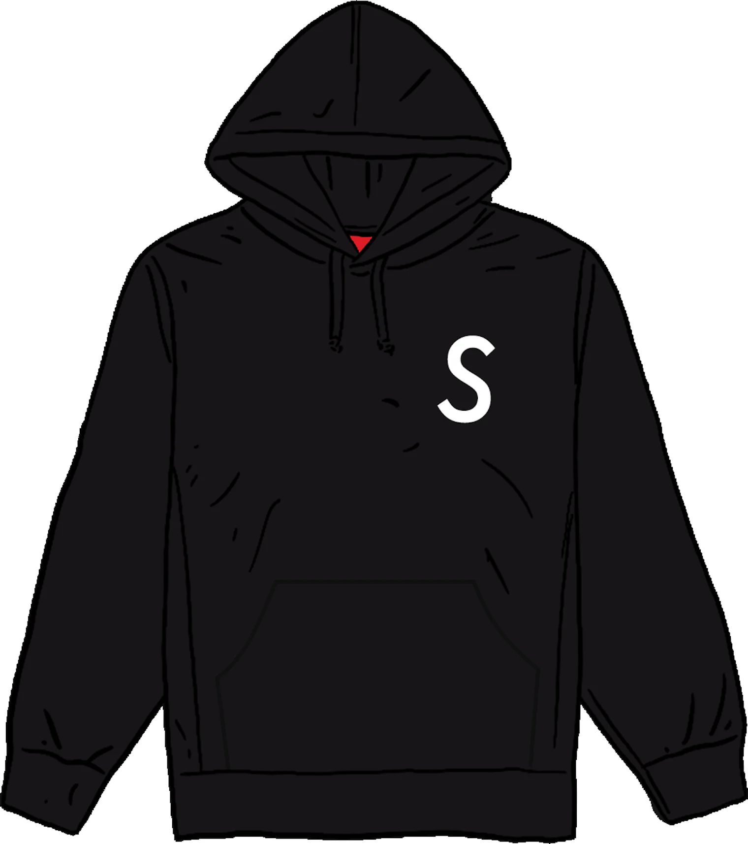 Supreme Swarovski S Logo Hooded Sweatshirt Black Men's - SS21