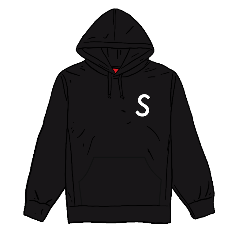 Pre-owned Supreme Swarovski S Logo Hooded Sweatshirt Black