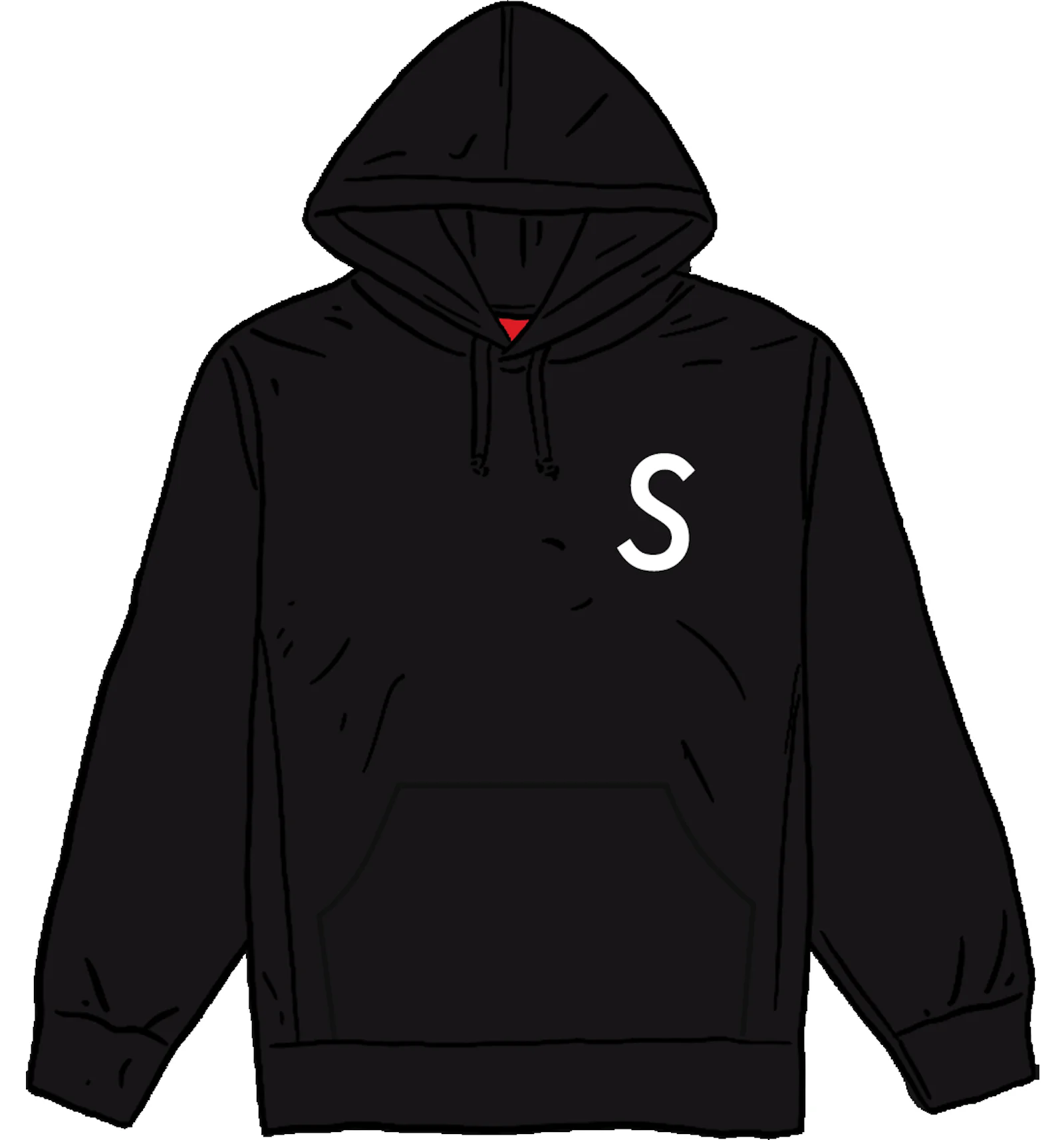 Supreme Swarovski S Logo Hooded Sweatshirt Black Men's - SS21