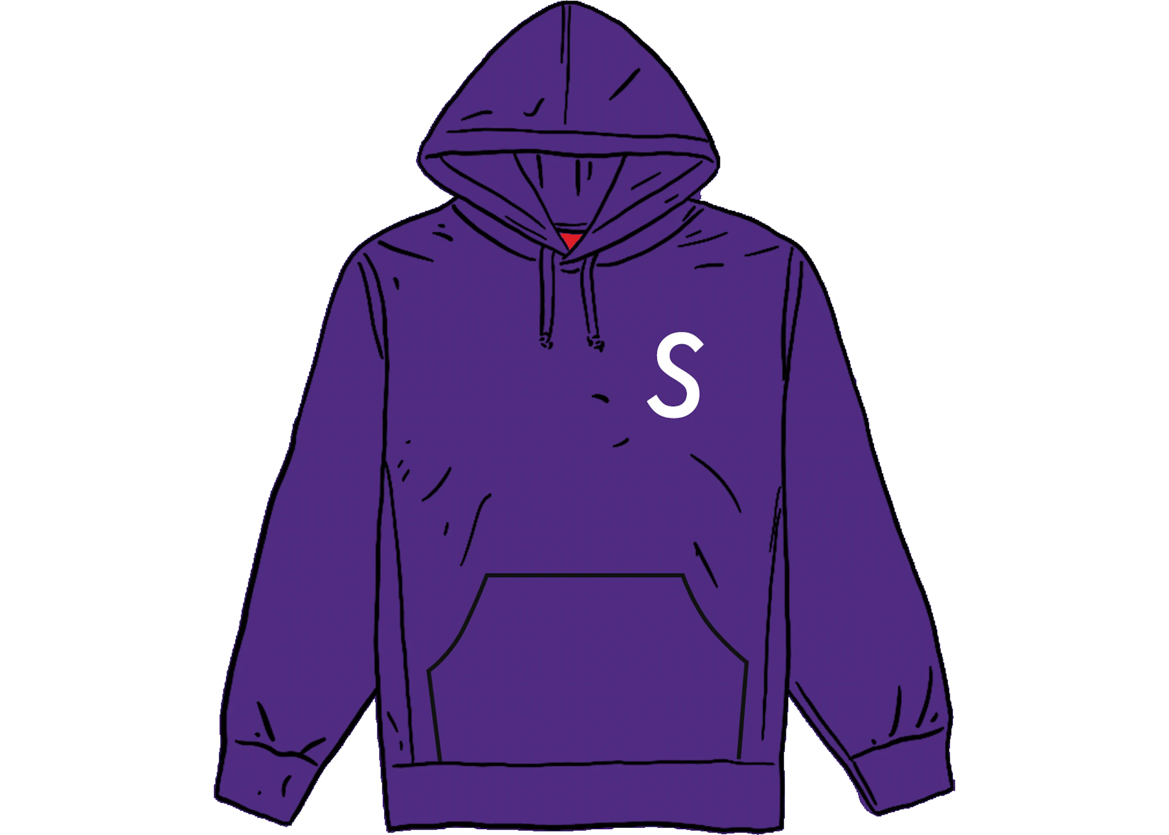 Supreme Swarovski S Logo Hooded Sweatshirt Purple - SS21 - US