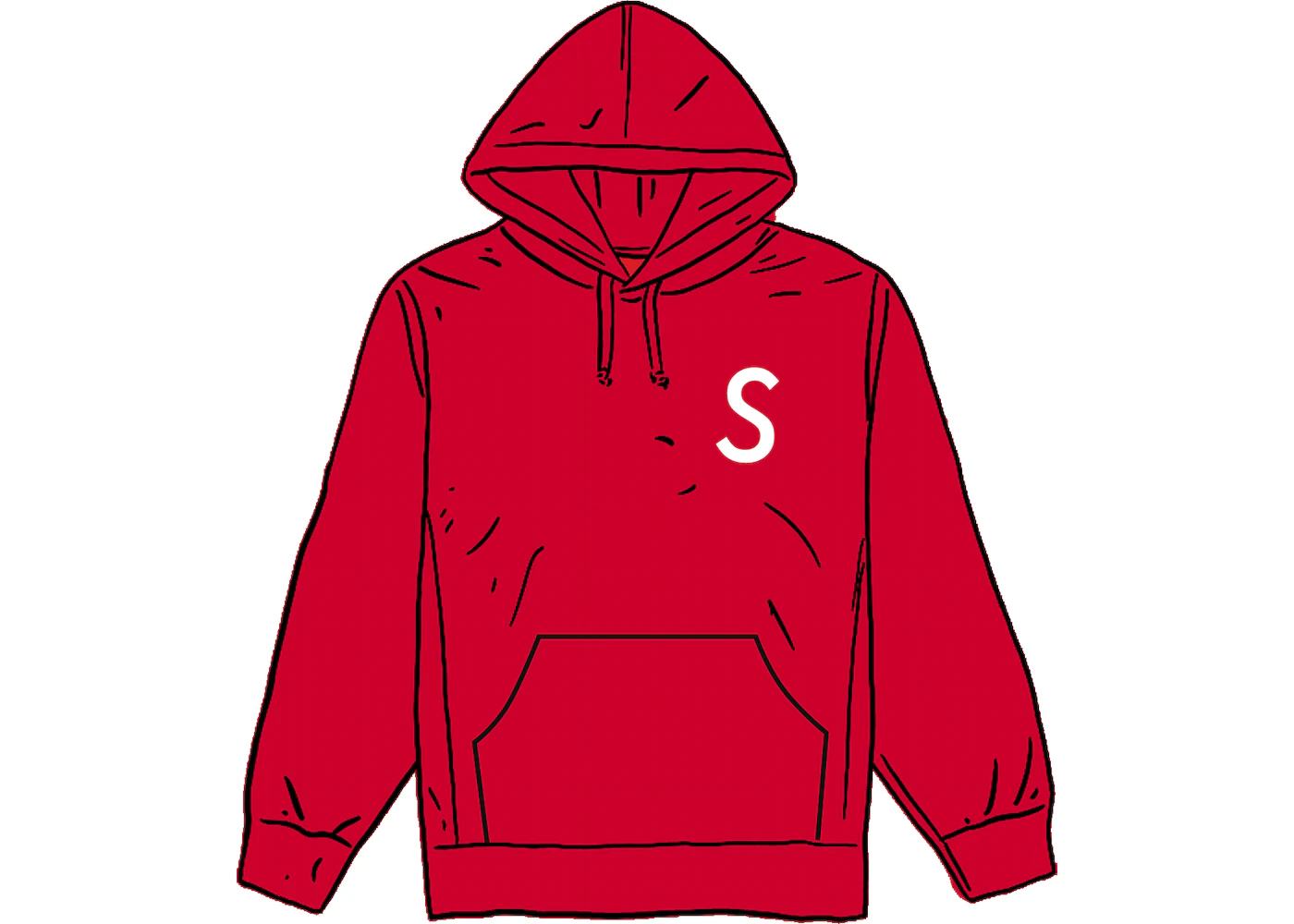 Supreme Swarovski S Logo Hooded Sweatshirt Red Men's - SS21 - US