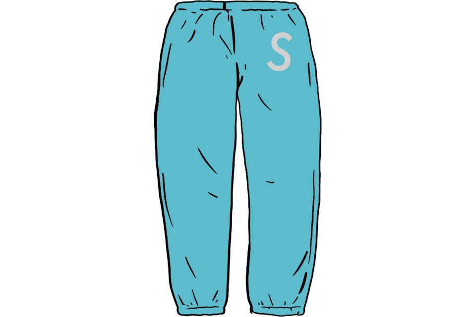 Supreme Swarovski S Logo Sweatpant Light Aqua Men s SS21 GB