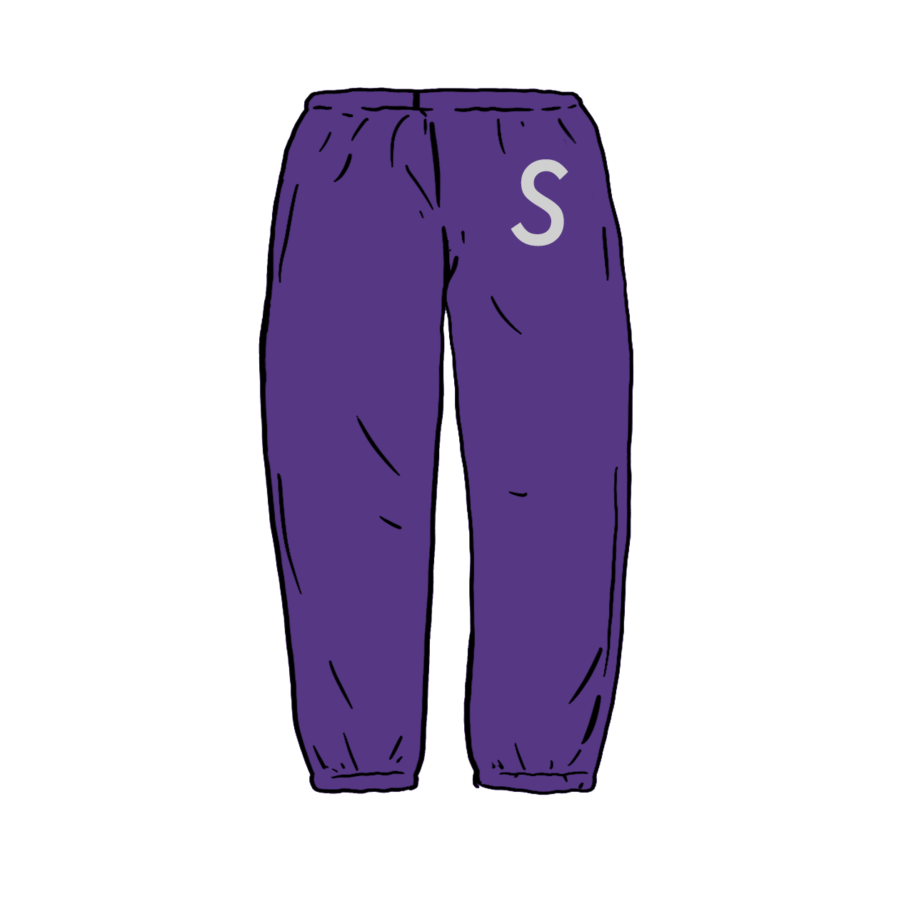 Supreme Swarovski S Logo Sweatpant Purple