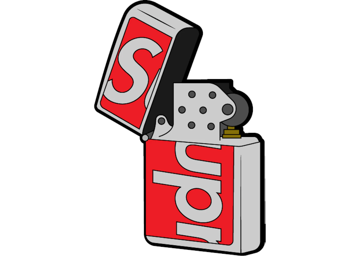 Supreme Swarovski Zippo Red - FW20 - US Supreme Swarovski Zippo Red - FW20 - US