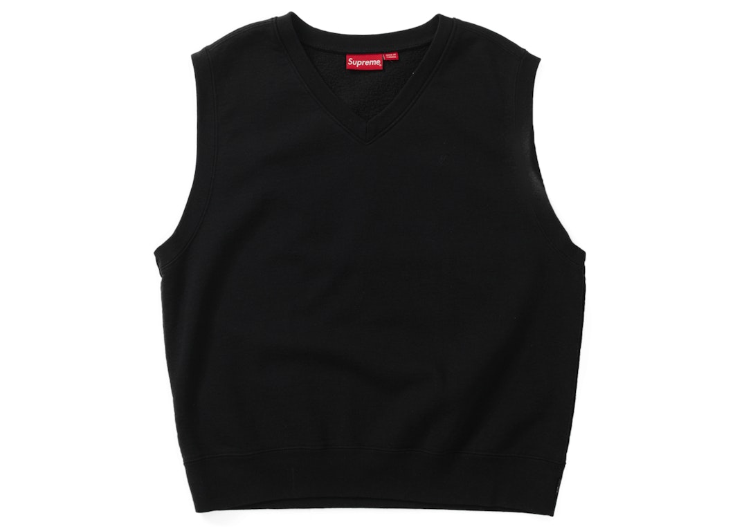 Pre-owned Supreme Sweatshirt Vest Black