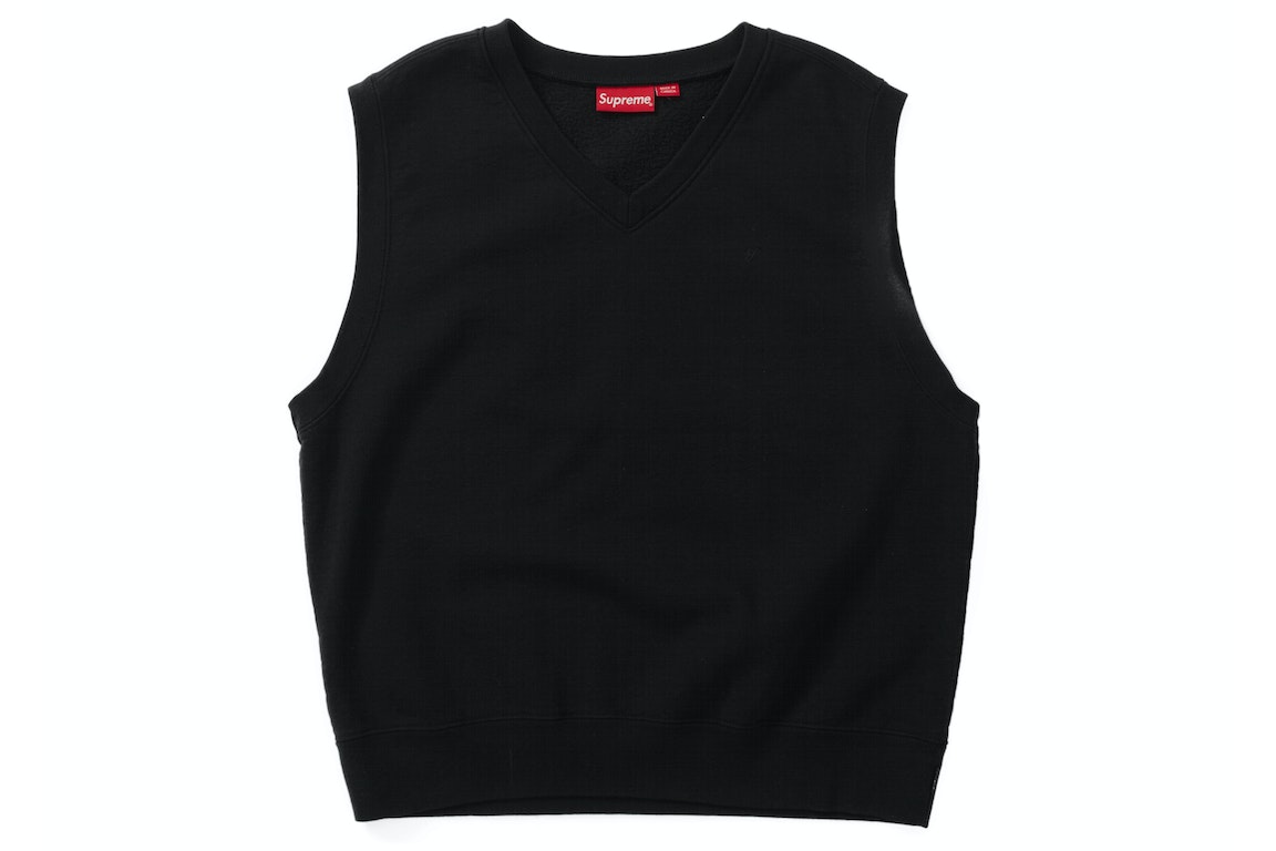 Pre-owned Supreme Sweatshirt Vest Black
