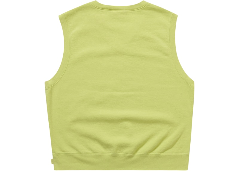 Supreme Sweatshirt Vest Lime Men's - SS23 - GB