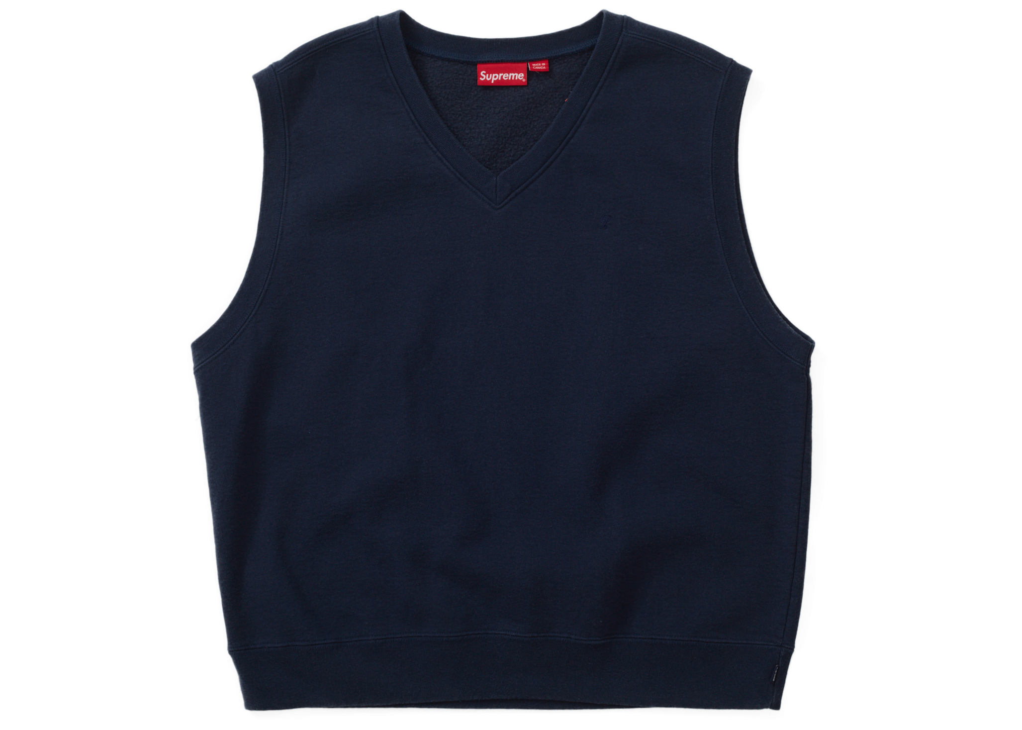 Supreme Sweatshirt Vest Black Men's - SS23 - US