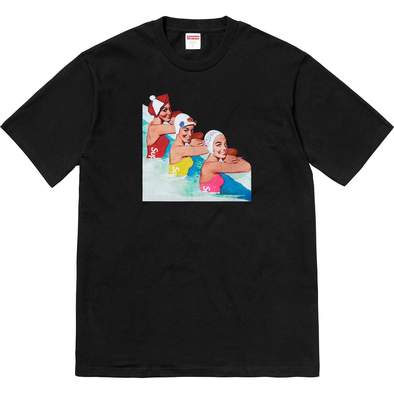 Supreme Swimmers Tee White Men's - SS18 - US
