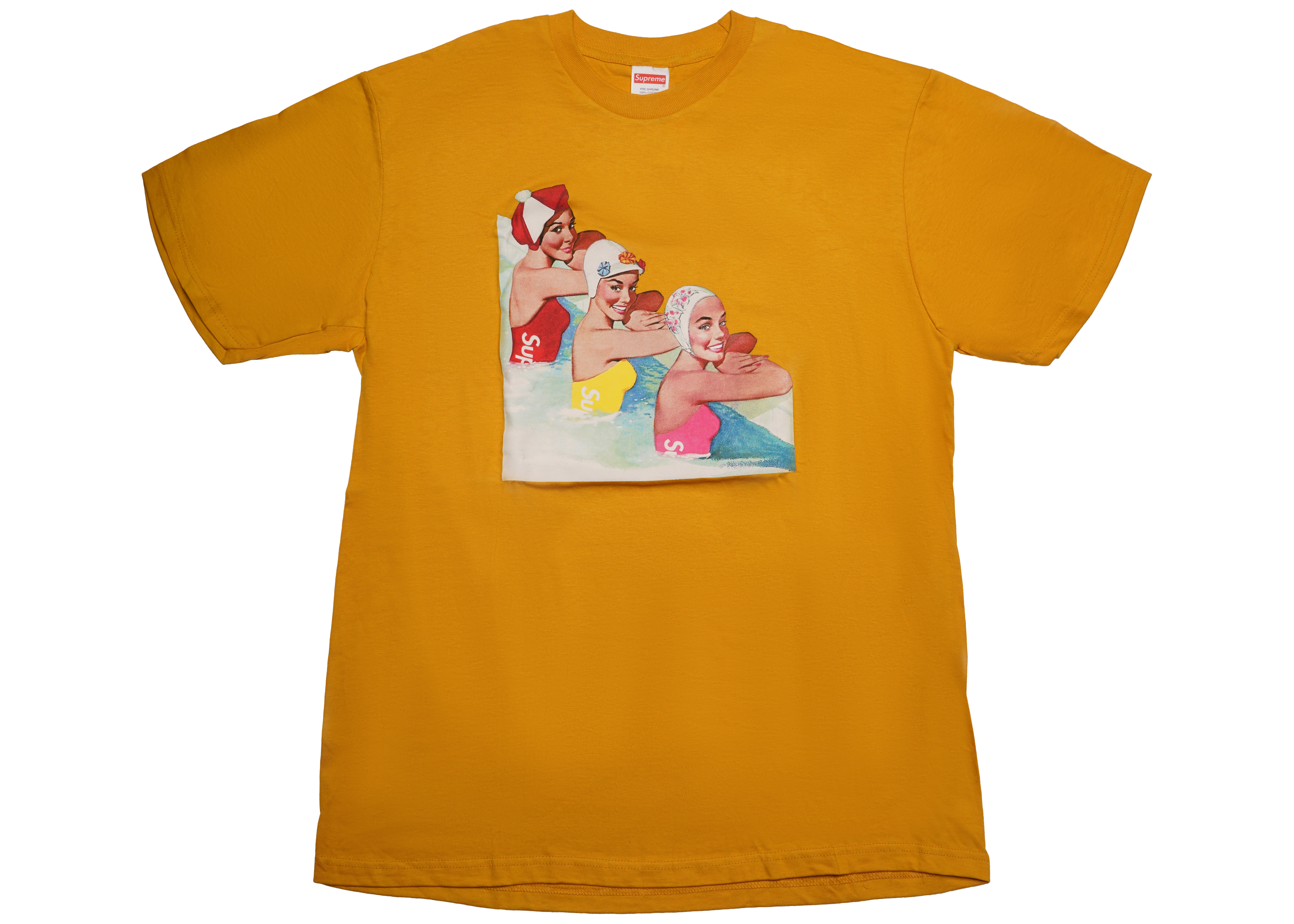 Supreme Swimmers Tee Mustard - SS18 Hombre - MX