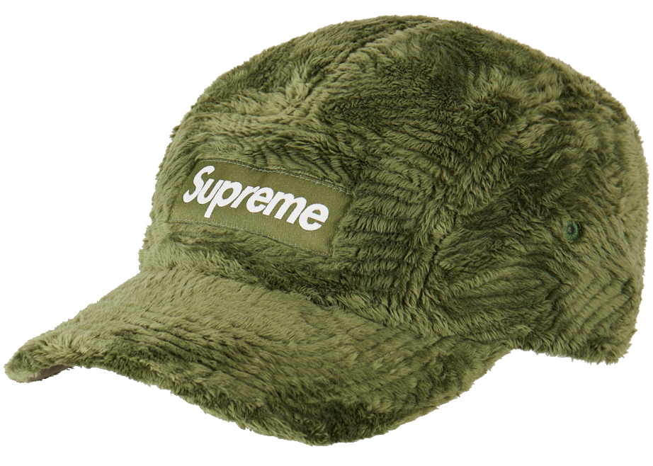 定番大人気supreme Swirl Fleece Camp Cap キャップ グレー 帽子
