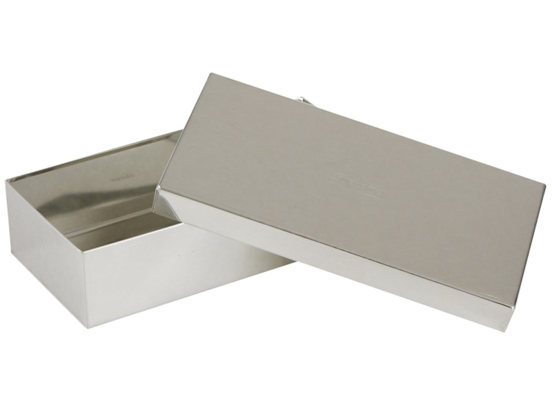 Pre-owned Supreme Syuro Tinplate Box In Silver