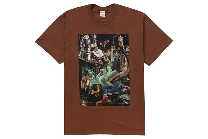 Supreme T-Rex Tee Brown Men's - SS23 - US