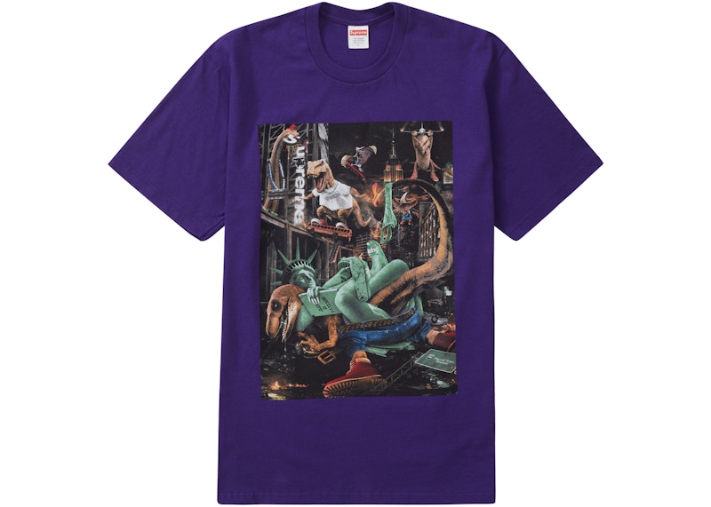 Kith AMNH T-Rex Vintage Tee Black Men's - FW22 - US