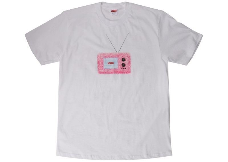 Supreme TV Tee White メンズ - SS18 - JP