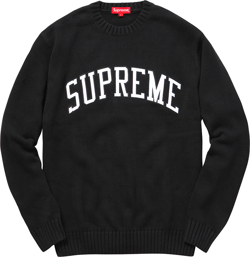 supreme tackle twill sweater 16ss