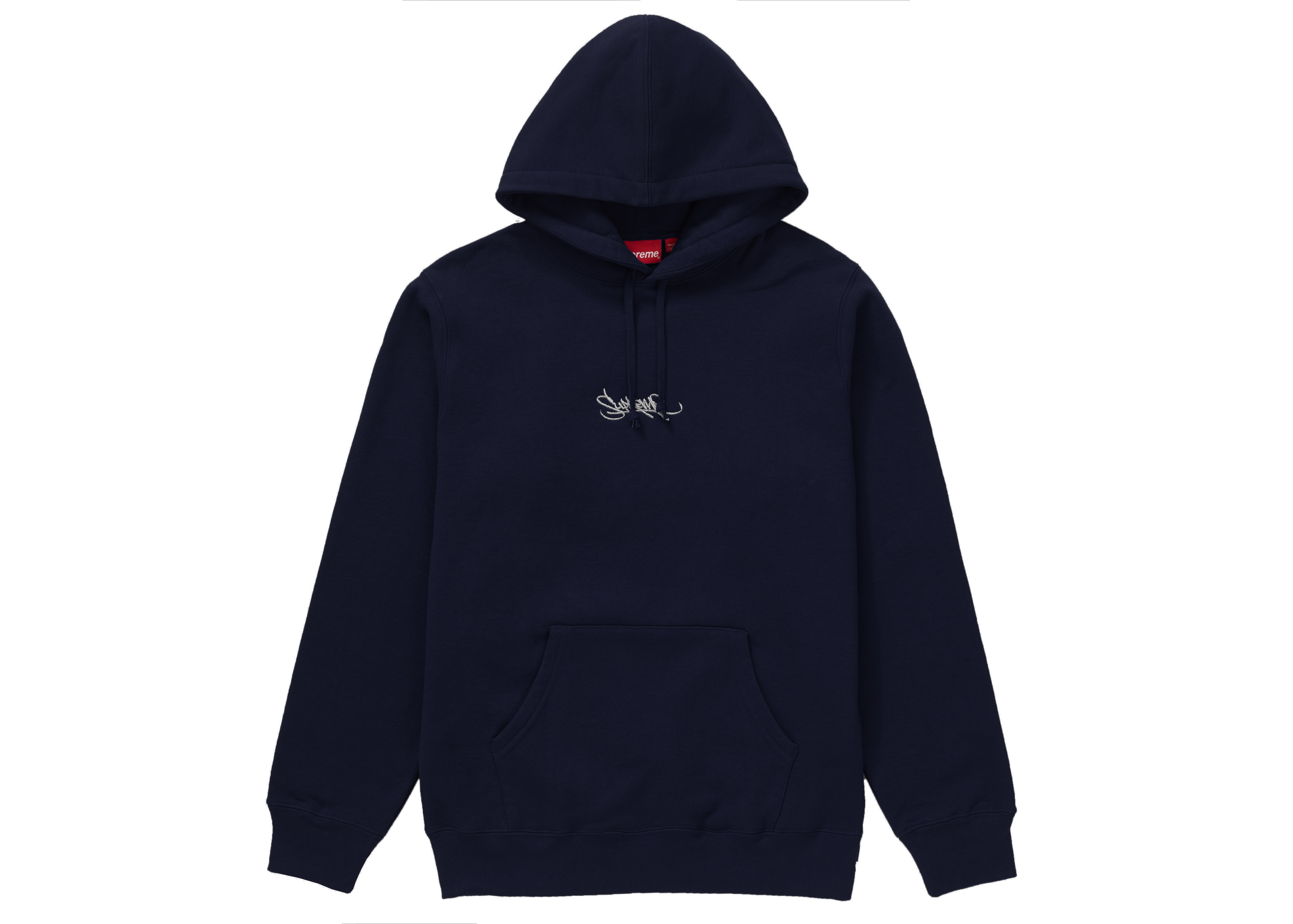 supreme tag logo hooded sweatshirt S トップス お買い得商品