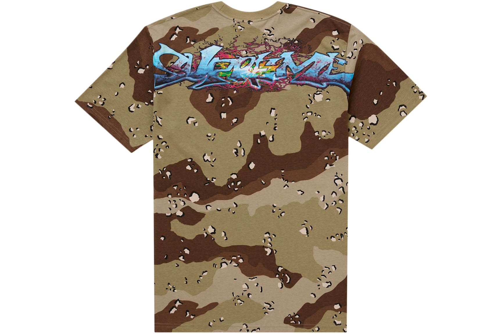 Supreme Tag Tee Chocolate Chip Camo Men's - FW25 - US
